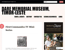 Tablet Screenshot of darememorialmuseum.com